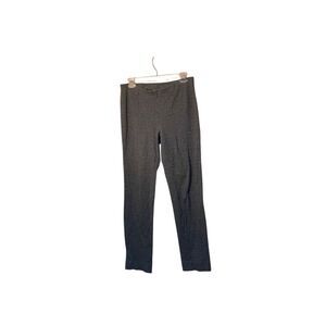 J Jill women’s plaid gray, Ponte knit pull on pants, size small